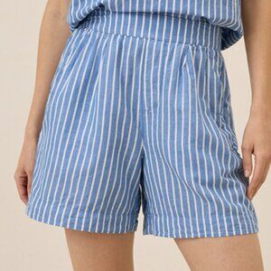 Pact Canopy Linen Blend High-Waisted Short Large